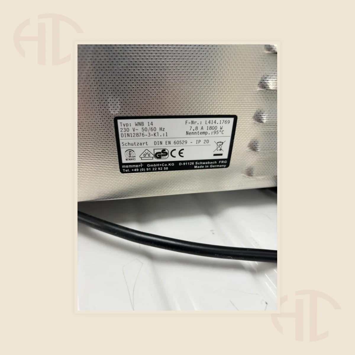 Memmert WNB 14 Laboratory Water Bath view 4